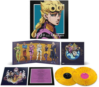 Yugo Kanno -  Jojo's Bizarre Adventure - Golden Wind: Vol. 1 (Original Soundtrack) [Colored Vinyl, Yellow, 140 Gram Vinyl, Booklet, Gatefold LP Jacket]