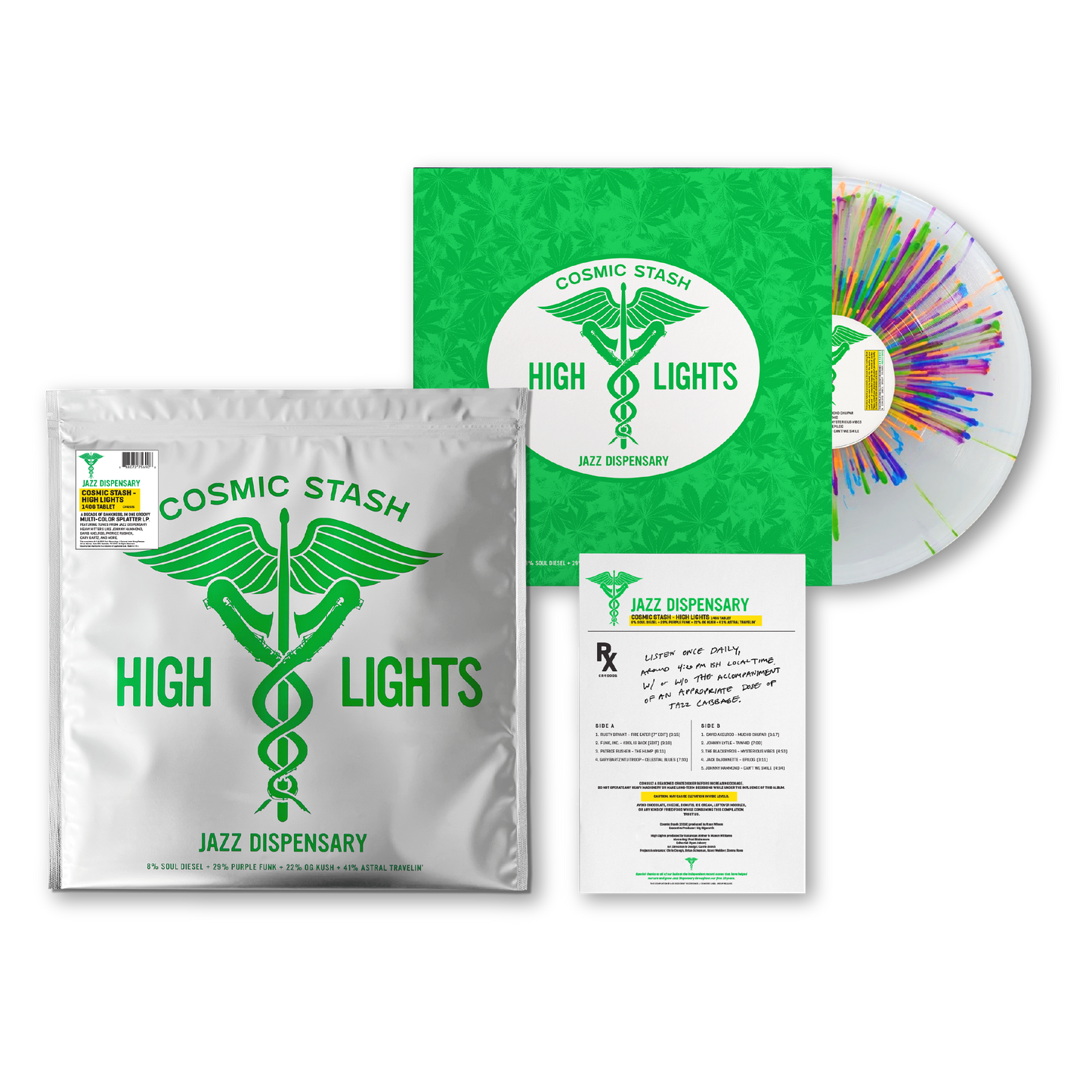 Various Artists - Jazz Dispensary: Cosmic Stash HIGH Lights (Special 10 Year Anniversary Release) [LP]