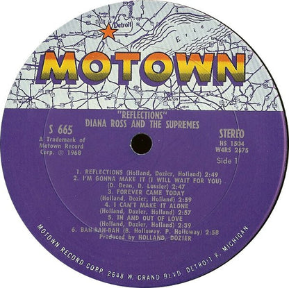 Diana Ross And The Supremes* : Reflections (LP, Album, Ter)